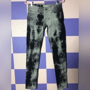 NWT Mavi Low Rise Super Skinny Jeans in Black and White Smoke Show - Size 27